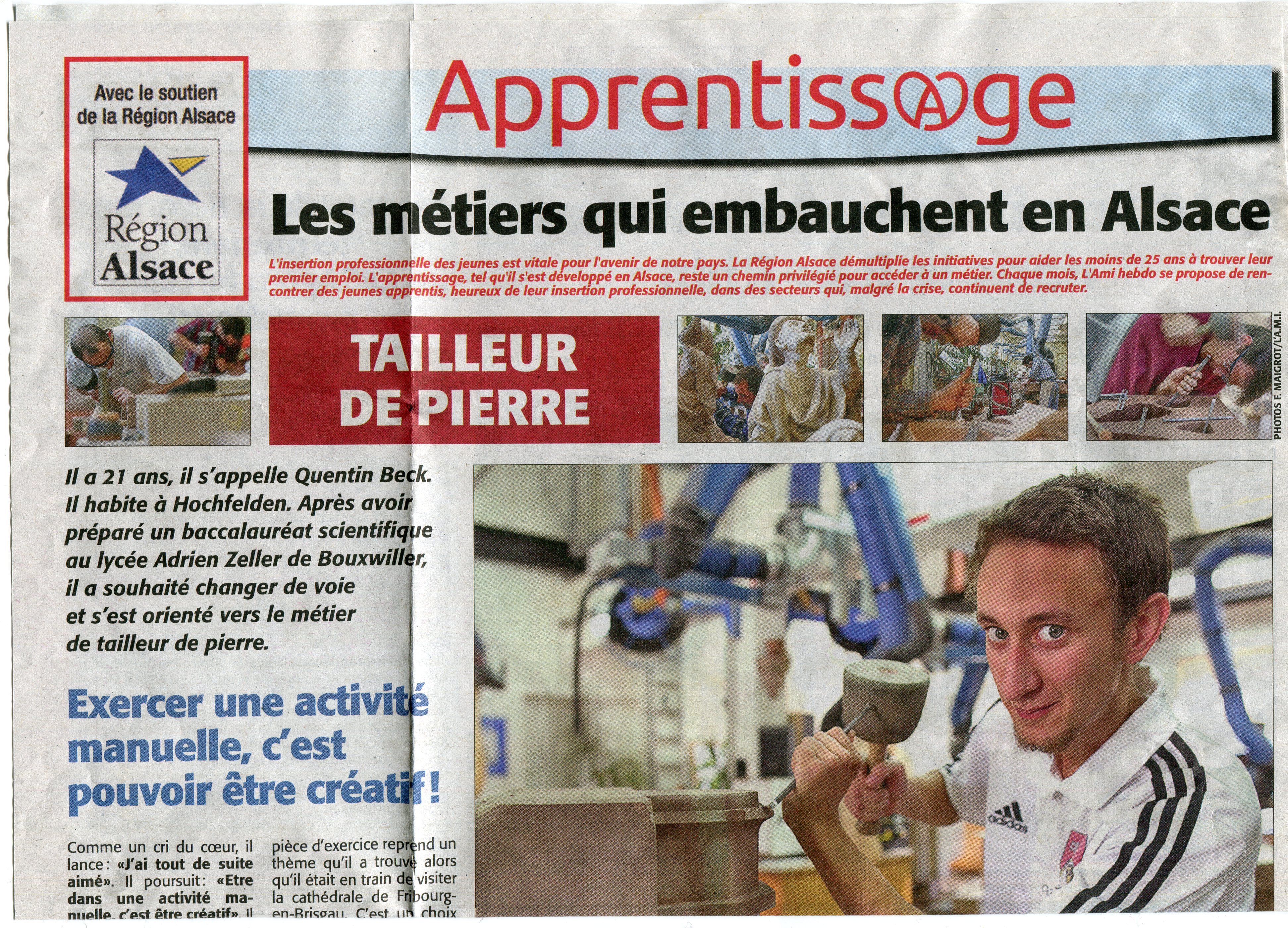 Apprentissage Alsace